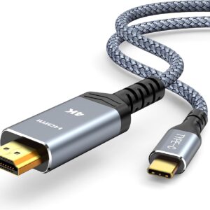 Highwings Cable USB C a HDMI @60Hz 4K, USBC a HDMI de 6 pies, [compatible con Thunderbolt 3/4/5]