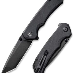 CIVIVI Brazen - Hoja de bolsillo G-10 para acampar al aire libre con pernos para el pulgar