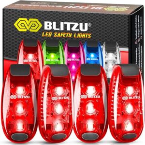 BLITZU Paquete de 2 luces LED de seguridad para niños, mujeres y hombres. Ideal para luz trasera.