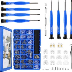 Kit de reparación de cristales magnéticos para ojos kit de herramientas de reparación con tornillos
