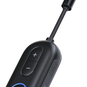 Adaptador Bluetooth de avión para auriculares, transmisor Bluetooth para TV a auriculares