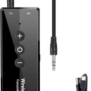 Transmisor Bluetooth 5.3 actualizado 3 en 1.