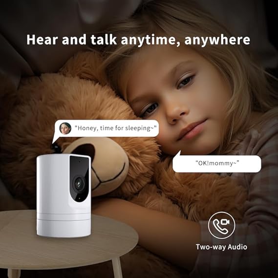 BoyKeep Cámara de seguridad interior 1080P para el hogar, 2.4G, pequeña cámara Wi-Fi - Imagen 3