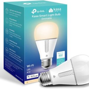Kasa Smart Bombilla inteligente KL110, LED Wi-Fi funciona con Alexa y Google Home
