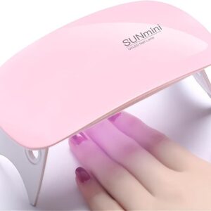 Lámparas LED para uñas de gel, mini luz UV para uñas