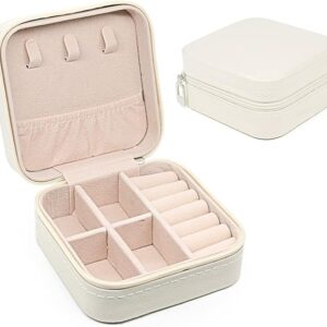 KEINE MARKE Joyero pequeño, estuche portátil de viaje para anillos