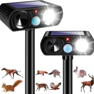 Repelente solar ultrasónico de animales Sonic Fortress.