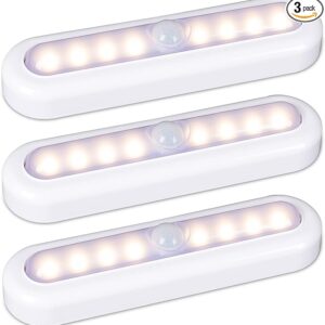 STAR-SPANGLED Paquete de 3 luces con sensor de movimiento.