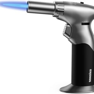 Sondiko Encendedor de butano de llama de estilo dual, encendedor de butano de tamaño de llama.