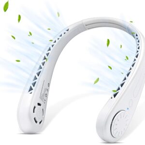 DGLK Ventilador de cuello portátil de diseño popular de auriculares