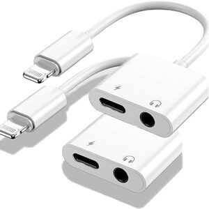 adaptado de conector de auriculares Lightning a 0.138 in con certificación MFi (solo es uno)