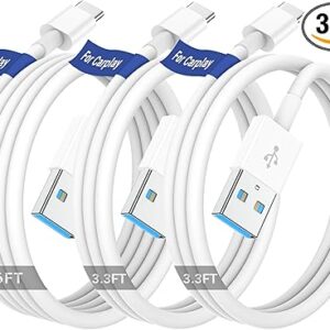 Cable Carplay de coche para Apple iPhone 17 16 15 Pro Plus Max Plus.