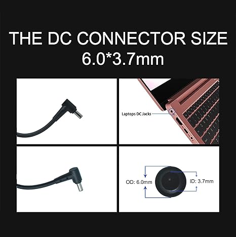 230W 19.5V 11.8A Cargador de CA para Asus ROG Zephyrus S GX701GX GX701GW GX701GV ROG Strix Scar - Imagen 6