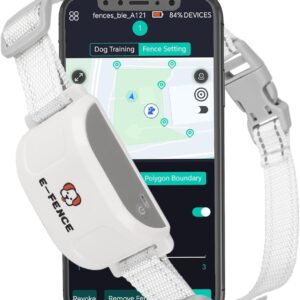 E-FENCE 3-in-1 GPS Dog Tracker/Training Collar/Electronic Fence Wireless Electric Collar