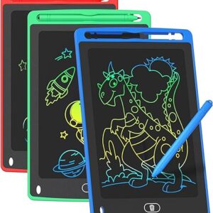 Paquete de 3 tabletas de escritura LCD para niños.