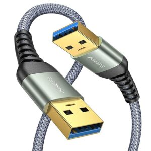 AINOPE Cable USB a USB, USB 3.0 A a un macho a macho.
