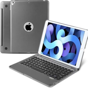 Wireless Bluetooth Keyboard Case for iPad 9th 8th 7th Gen 10.2''