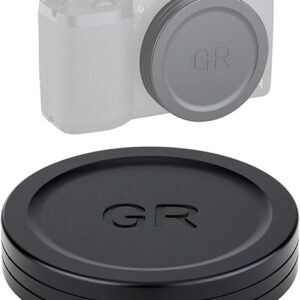 JJC LC-GR3 - Tapa metálica para cámara Ricoh GR III GR IIIx y GR III, tapa de lente Ricoh GR III.