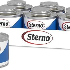 Sterno Latas de combustible, 6 horas de combustión