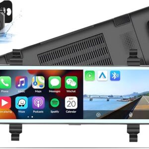 Cámara de salpicadero con Apple Carplay inalámbrico y Android Auto