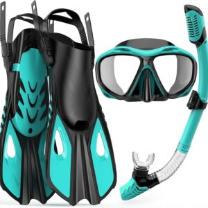 Equipo de esnórquel para adultos.