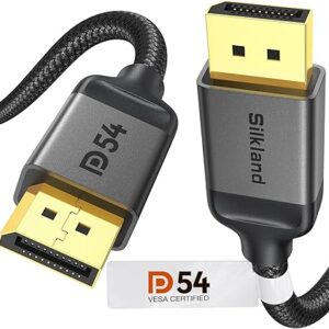 Silkland Cable DisplayPort 2.1 de 54 Gbps [certificado VESA]