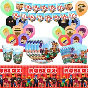 Vajilla Fiesta Cumpleaños Roblox