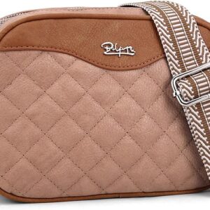Quilted Crossbody Bag Women Purse: Vegan Leather Cross Body Bags - Small Shoulder Handbag