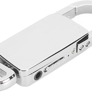 Grabadora de voz digital, llavero HD, grabadora activada por voz, reproductor de MP3 de alta fidelidad con cancelación