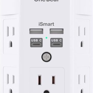 One Beat 1680J - Tira de alimentación múltiple de 3 lados.