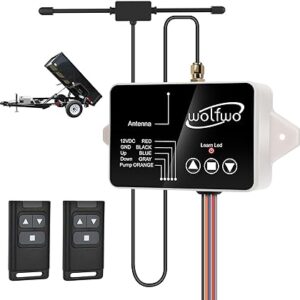 wolfwo Mando a distancia inalámbrico para remolque volquete mejorado, edición de alta potencia