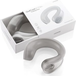 samply OutCool U-Flex - Paquete de enfriamiento portátil para el cuello, relleno de hielo