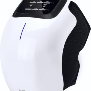 FORTHiQ Masajeador de rodilla inteligente con calor, luz roja y vibración