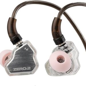 Linsoul 7Hz x Crinacle Zero: Monitor de oído de 2 pulgadas, IEM de controlador dinámico de 0.394