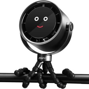 Ventilador portátil para cochecito, ventilador personal para viajes, tecnología turbo de aire