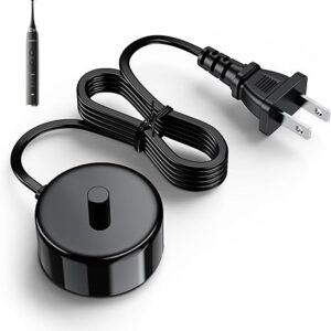 Base de cargador de cepillo de dientes eléctrico compatible con AquaSonic Black/Vibe Series
