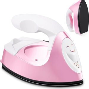 Honoson - Plancha pequeña, térmica, portátil, con accesorios de base de carga,