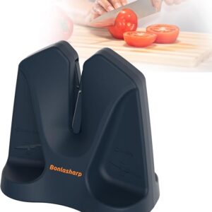 Afilador de cuchillos con afiladores de cuchillos de cocina autoajustables de 15 a 45°