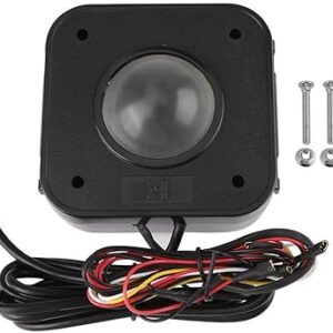 Ratón de Trackball Arcade, 1.8 in iluminado redondo LED Trackball Mouse PS/2 conector PCB
