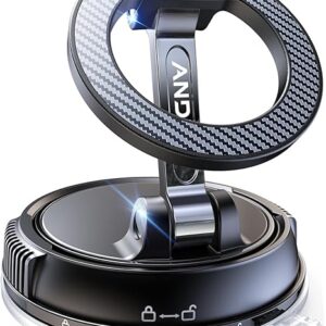 ANDERY Soporte de teléfono para automóvil Magsafe 78 libras de succión más fuerte y 2400