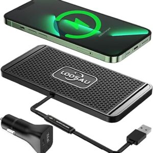 Cargador inalámbrico de coche almohadilla de carga de 15 W antideslizante FastCharger