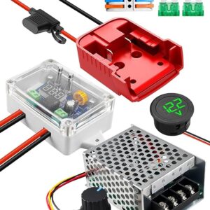 Kit adaptador de batería de rueda eléctrica compatible con batería Milwaukee M18