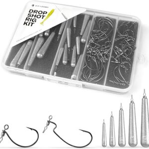 Paquete de 47 ganchos giratorios de 8 tamaños