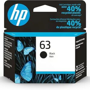 Cartucho de tinta HP original 63 negro (F6U62AN)