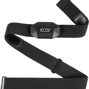 KYTO Heart Rate Monitor Chest Strap, ANT+/ Bluetooth, Compatible with