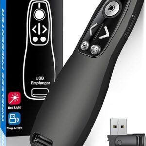 Presentation Clicker Wireless Presenter Remote para PowerPoint, PowerPoint Clicker