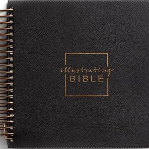 Illustrating Bible NIV - Spiral Bound Bible Journal, Dark Gray J3482 (en ingles)