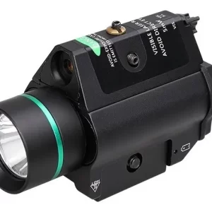 Combo Linterna Laser Verde Pistola Con Adaptadores A Riel