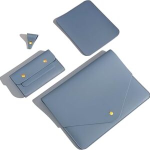 Funda de piel sintética para laptop compatible con MacBook Pro de 14 pulgadas