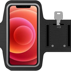 Brazalete deportivo compatible con iPhone 17/17 Pro Max/16/16 Pro/15/15 Pro Max/14/14 Pro Max